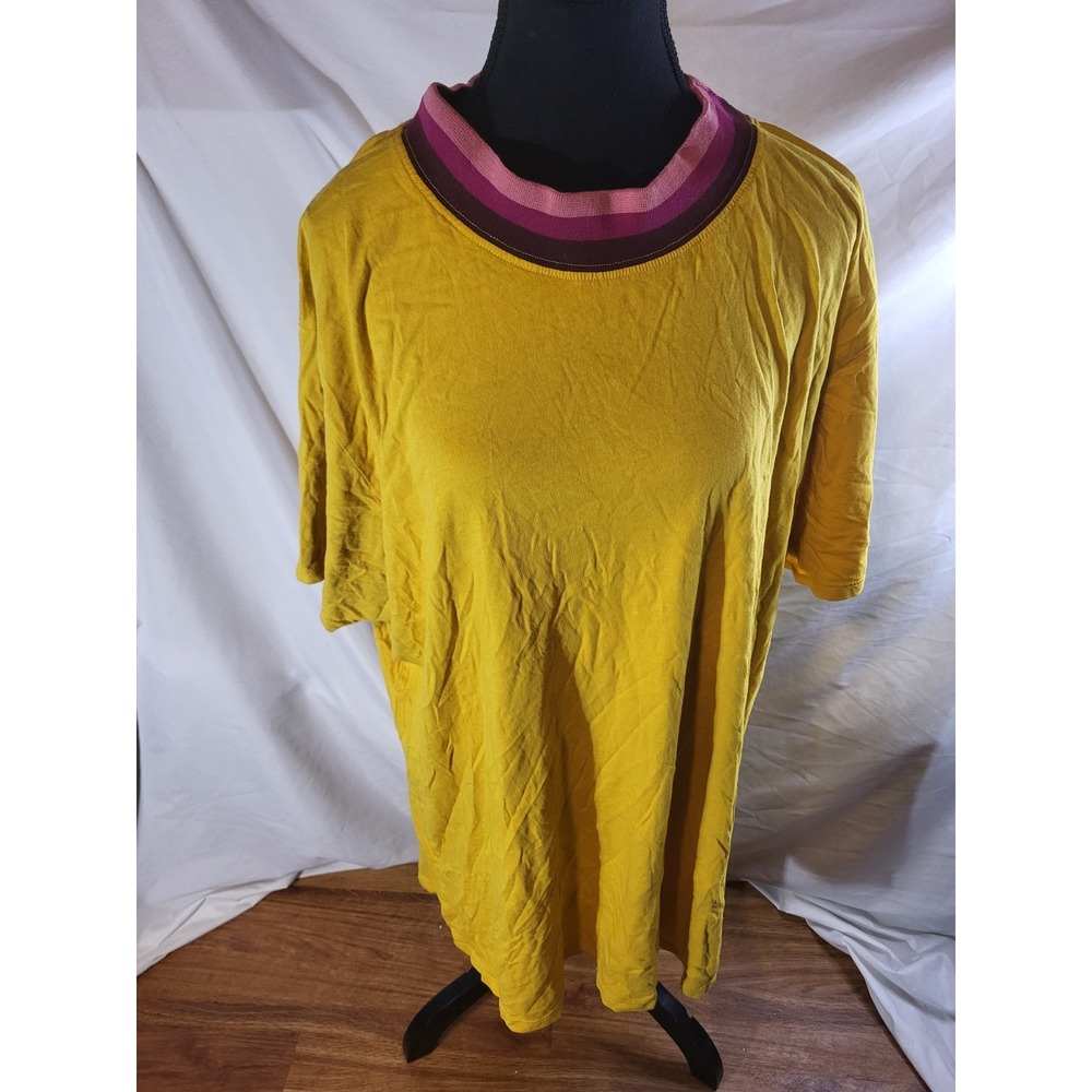 Big Bud Press Size 4XL Mustard Yellow Ringer Tee